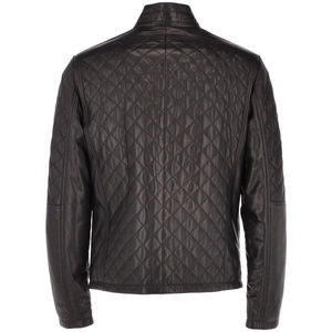 Chaqueta de Cuero de Moda para Invierno, Chaqueta de Cuero Transpirable de Corte Ajustado y Elegante para Hombre - Product Image 3