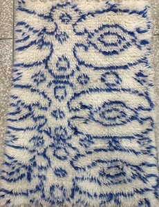 Luxury Hand Knotted Moroccan <strong>Berber</strong> Wool Rug - High <strong>Pile</strong> Abstract Area <strong>Carpet</strong> - Product Image 3