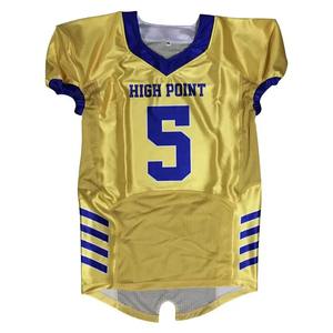 Maillot de football américain OEM personnalisé nouveau style uniforme d'entraînement à manches courtes avec techniques imprimées - Product Image 2