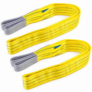 Sangle de levage Provina double couche en polyester haute ténacité, 3 tonnes, réglable, résistante à l'abrasion, pour équipement lourd - Product Image 5