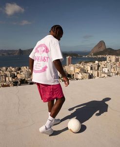 T-shirts à impression graphique surdimensionnée Vintage Heavyweight 240gsm 100% coton Streetwear Plus Size-Design compressé - Product Image 2