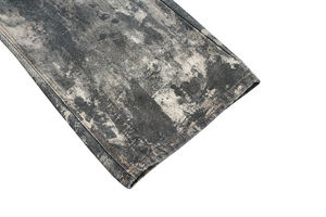 Pantalon en jean pour homme, taille haute, en coton délavé, imprimé intégral, style vintage, imprimé numérique 3D, ample - Product Image 6