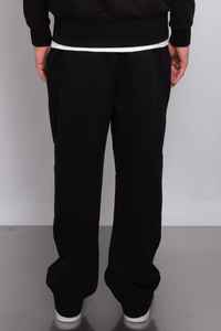 Pantalon de chef unisexe OEM en sergé de polycoton avec poches latérales jet, poche arrière renforcée, points de stress, cordon élastique, jogger à la taille - Product Image 5