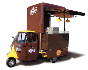 Triciclo Eléctrico para Comida, Carrito de Comida Móvil de Tres Ruedas, Resistente a la Oxidación, 5 Años de Garantía, para Café, Pizza, Tacos, Helados y Snacks - Product Image 6