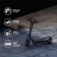 Skuter Listrik EU STOCK Original Ninebot by Segway Max G3 Motor 2000W Kecepatan Maksimum 45Km/h Jarak Tempuh 80KM KickScooter Dengan Layar TFT