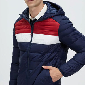 Nouveauté d'hiver d'usine veste à manches longues pour hommes avec vestes à manches bouffantes imprimées avec logo personnalisé - Product Image 4