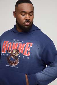 <b>Blue</b> <b>Hoodies</b> Sun Fade Long Sleeve Pullover Tops For DTF Print <b>Men</b> Women Winter Solid Pattern Autumn - Product Image 5