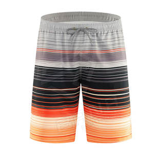 กางเกงขาสั้นระบายอากาศแห้งเร็วผ้าคอตตอน100% เรียบไซส์พลัสไซส์สำหรับว่ายน้ำชายหาด - Product Image 2