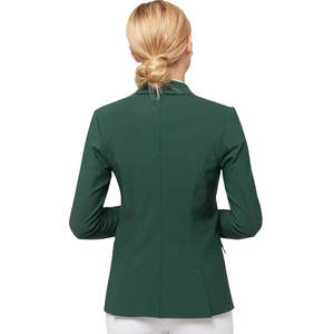 Veste d'équitation équestre pour femmes en gros avec fermeture à glissière avant bidirectionnelle et deux poches à fermeture éclair rembourrage souple en acier - Product Image 6