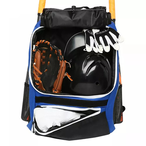 Sac de sport à grande capacité pour le baseball, le softball et le T-ball, directement de l'usine, logo personnalisé imprimé, sac à dos pratique pour le sport - Product Image 3