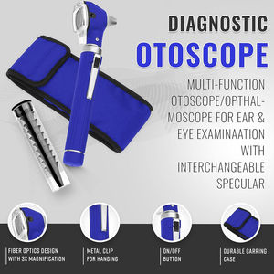 Ensemble d'otoscope professionnel standard, tailles personnalisées, acier inoxydable, outil de diagnostic manuel, examens des oreilles et de la gorge, ISO/CE ARISTON - Product Image 2