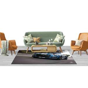 Alfombra Estampada Ford Shelby - Alfombra de Auto Shelby Cobra, Regalo para Amantes del Mustang, Alfombra Suave con Pelo Largo - Product Image 4