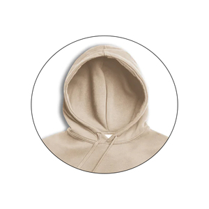 Sudadera con capucha transpirable antiarrugas OEM para mujer, jersey con cordón personalizado, recién llegado, sudadera recortada desgastada con dobladillo crudo - Product Image 5