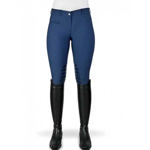 Top Trending Diseño personalizado Ropa ecuestre Pantalones de montar impermeables con parche en la rodilla y bolsillos para caballo - Product Image 1