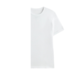 เสื้อยืดแขนสั้นผู้ชายไซส์ใหญ่คุณภาพสูง ปรับแต่งโลโก้ได้ ระบายอากาศดี เป็นมิตรกับสิ่งแวดล้อม สีขาว 220gsm ผ้าฝ้าย 100% - Product Image 3