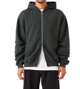 Sweat à capuche zippé pour homme, décontracté, moderne, en polaire doux, manches longues, pour l'extérieur, l'hiver, streetwear, usage quotidien, confortable, style actif et tendance - Product Image 1