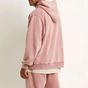 Sweat-shirt à capuche vintage pour homme, délavé à l'acide, streetwear décontracté, sweat-shirt à capuche OEM pour homme, délavé à l'acide, streetwear personnalisé - Product Image 2