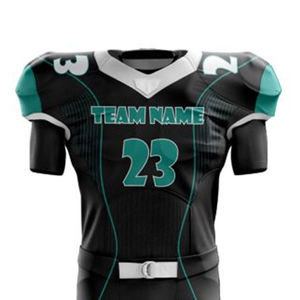 Uniformes personalizados de fútbol americano de la mejor calidad, conjuntos de manga corta con diseño impreso, transpirable, gran oferta a precio mayorista - Product Image 4