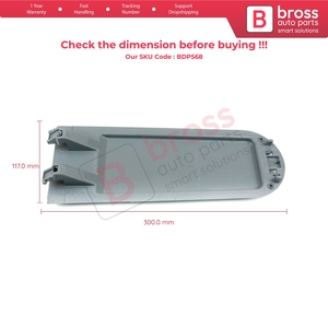 ฝาครอบฐานที่วางแขนคอนโซลกลาง BDP568 สีเทาสำหรับ - Product Image 5
