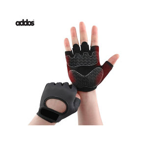 Gants et accessoires de musculation unisexes en cuir robuste personnalisables avec coussinets de préhension pour l'entraînement et l'haltérophilie - Product Image 2
