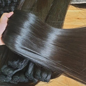 HOT COMBO HUMANO Paquete de cabello crudo sin procesar Natural recto de alta calidad 100% vietnamita Remy Virgen trama de la piel cutícula del cabello - Product Image 1