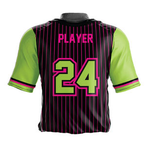 Bajo MOQ personalizado OEM diseño Slim Fit hombres uniforme de béisbol 100% alta calidad ropa deportiva hombres uniforme de béisbol - Product Image 5