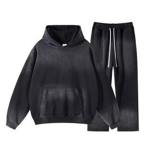 Chándal de fabricante para hombre, chándal con logotipo personalizado, ropa deportiva para mujer, conjunto de chándal para hombre, Conjunto de sudadera con capucha y pantalones de chándal, conjuntos Unisex - Product Image 4