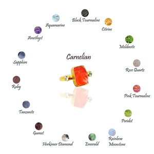 Herkimer แหวนคริสตัลบำบัดแฮนด์เมดจากนักออกแบบอัญมณีที่ไม่ซ้ำกันการป้องกันคริสตัลเพชร - Product Image 6