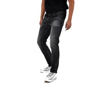 Jeans de Mezclilla para Hombre Flyingkick Enterprises FK-4002 de Alta Calidad, Estilo Urbano, Corte Ajustado y Recto, Cintura Media, Colección 2025 - Product Image 4