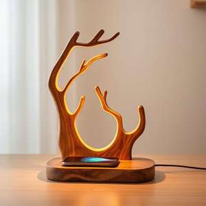 Wooden Crafts table lamp Boxes <b>Wall</b> <b>Signs</b> for Decoration Purpose - Product Image 1