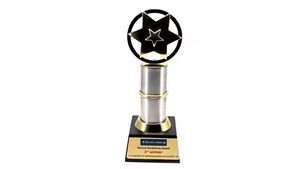 Premio al diseñador del trofeo estrella corporativa más vendido por reconocer a los mejores triunfadores y los hitos de los empleados Precio de exportación disponible - Product Image 3
