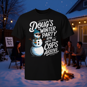 Camiseta de Fiesta de Invierno para Niños, Manga Corta, Cuello Redondo, Algodón, Talla Grande - Product Image 3