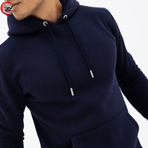 Sweat à capuche en coton polaire épais 400gsm pour hommes Sweat à capuche d'hiver avec poche sans cordes Taille XS - Product Image 1