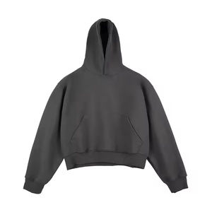 Sweat-shirt en molleton de coton épais de haute qualité, coupe ample et épaules tombantes, personnalisable avec votre logo brodé, écologique - Product Image 1