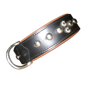 Collar de perro de cuero suave de primera calidad con hebilla ajustable y anillo en D duradero, cómodo y elegante para razas pequeñas y grandes - Product Image 1