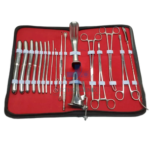 CE ISO aprobado al por mayor mejor calidad 24 piezas ginecología dilatación curetaje conjunto Manual de acero inoxidable instrumento quirúrgico - Product Image 4