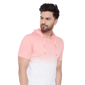 T-shirts pour hommes coupe décontractée 100% coton avec motif manches régulières doux léger logo personnalisé tissu tricoté à quantité minimale de commande bas - Product Image 4