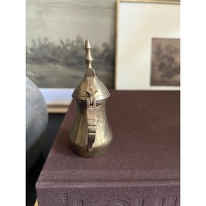 Excelente mano de obra, tetera de latón envejecido, utensilios de Metal hechos a mano, cucharas para servir té y café en la vajilla - Product Image 2