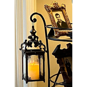 Nuevo antiguo último diseño linterna decorativa hecha a mano Metal linterna portavelas para el hogar Hotel accesorios suministros - Product Image 3