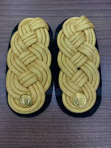 Epaletas de hilo de poliéster dorado personalizado, uniforme de Arabia Saudita, Wok de moda, escudo con cable, equipo de defensa personal - Product Image 6