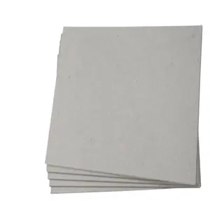 低价光泽光滑表面600gsm 900gsm 1200gsm实心高密度灰板硬纸板