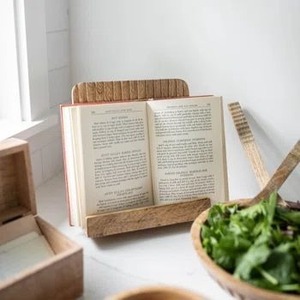 Support de livre en bois personnalisé pour la lecture, support de présentoir de bureau réglable pour livres de cuisine, magazines de partitions musicales - Product Image 6