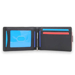 Cartera de Cuero para Hombre, Diseño Moderno y Delgado, con Múltiples Ranuras para Tarjetas, Material Personalizado, Alta Calidad, OEM, Nueva Llegada 2026 - Product Image 4