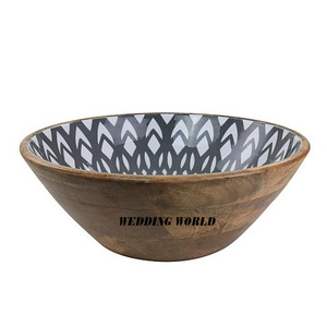 Bol à chocolat en bois fantaisie classique le plus vendu dernière conception Ramadan bol sucré de table en gros - Product Image 3