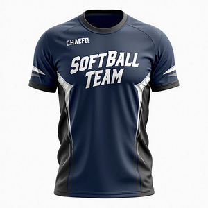 เสื้อฟุตบอลซอฟต์บอลสำหรับผู้ชายเสื้อตกปลาบาสเก็ตบอลเข้ารูปปรับแต่ง100% ใส่สบายระบายอากาศได้สไตล์ชุดกีฬา - Product Image 6