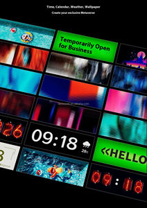 New Digital Electronic Photo Album <strong>DIY</strong> Glow Tube Quantum Weather <strong>Clock</strong> Electrical Desk Ornaments - Product Image 4