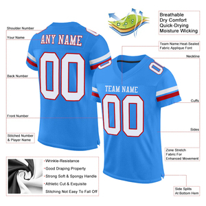 Maillot de football américain pour homme, design personnalisé, bonne qualité, respirant, uniforme à manches courtes, technique de sublimation imprimée - Product Image 3