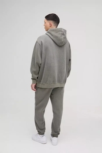 ชุดวอร์มแบบสวมหัวสำหรับผู้ชายทรงบ็อกซี่มีฮู้ดโอเวอร์ไซส์ออกแบบได้ตามต้องการ - Product Image 3