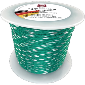 Overmann - Paquete de 12 Hilos Láser para Nivelación, 1.2 mm de Diámetro, 25 kg, Polipropileno, Verde/Blanco, 50 m - Product Image 2