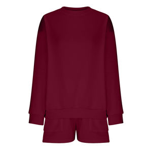 Ensembles d'été pour femmes, tenues 2 pièces pour femmes, sweat-shirt et short, sweat-shirt surdimensionné, shorts, ensemble de survêtement, vêtements BY HI 2026 - Product Image 4